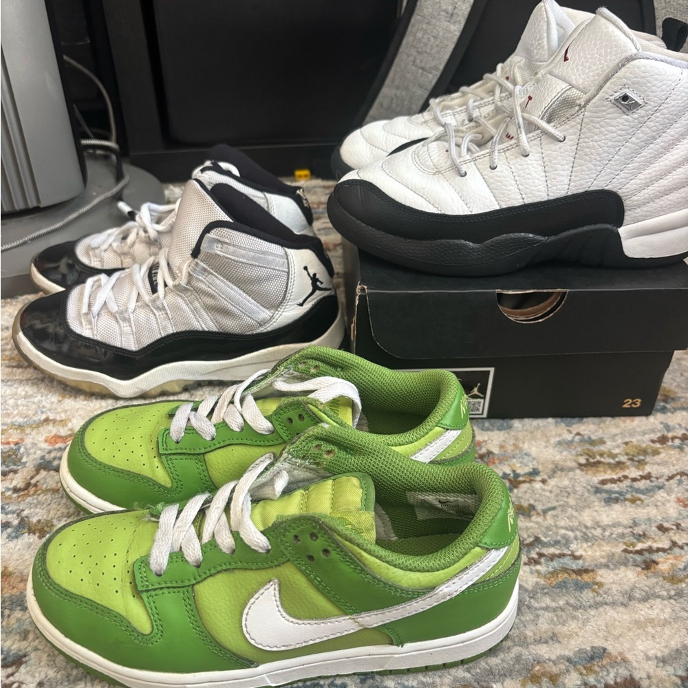 Jordan 12 and Nike dunk bundle